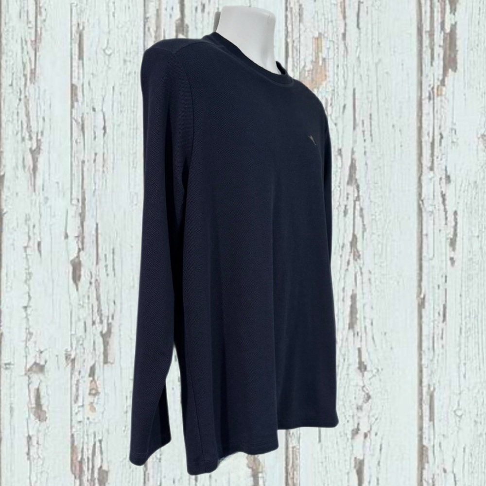Tommy Bahama Men’s Long Sleeve Blue Lounge Shirt. Size Large - Picture 4 of 9
